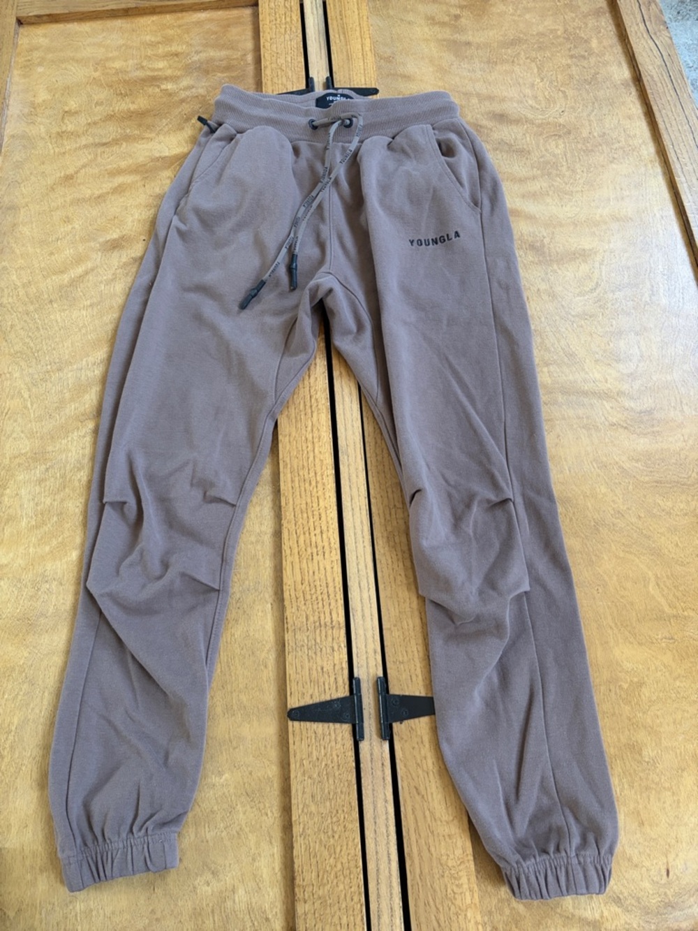 YoungLA Taupe Jogger Sweatpants with Drawstring